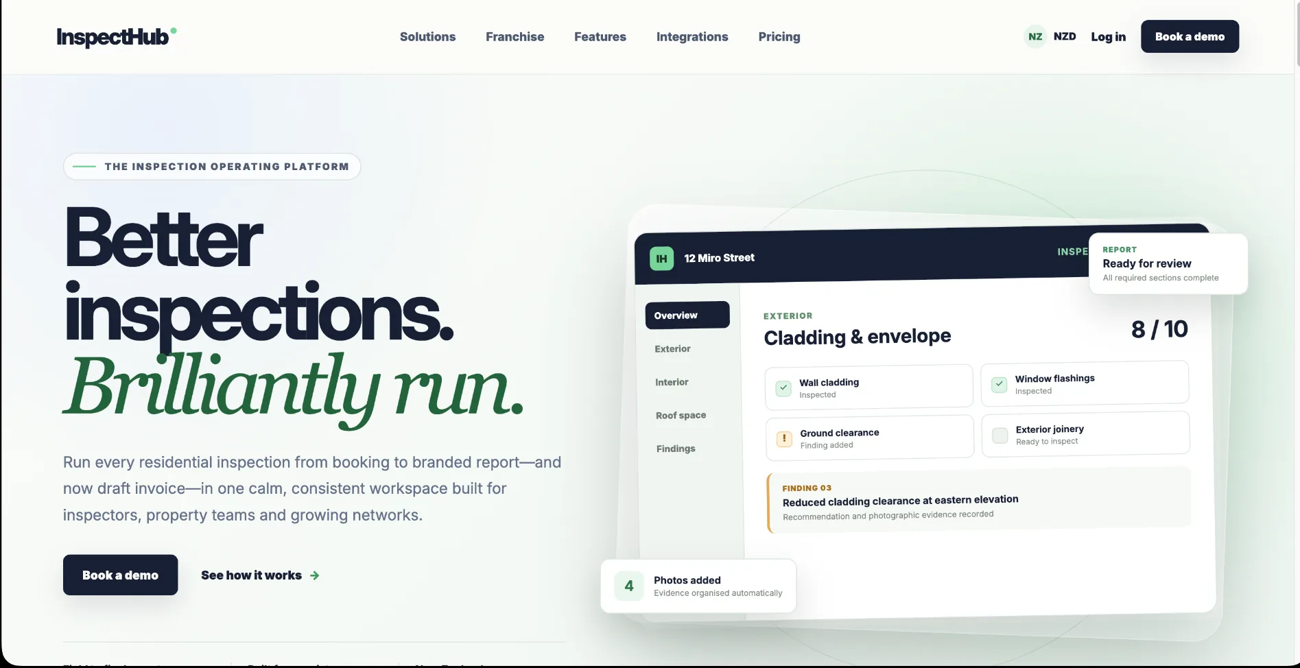 InspectHub product screenshot
