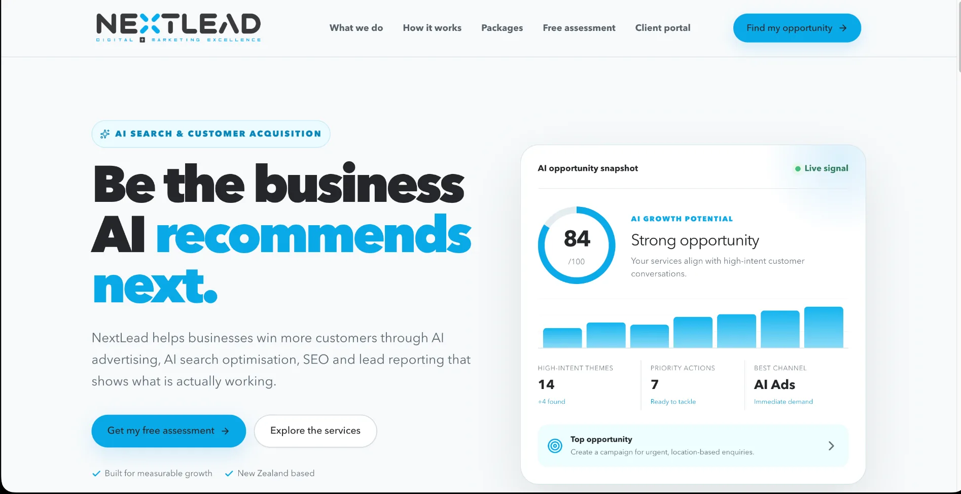 NextLead product screenshot
